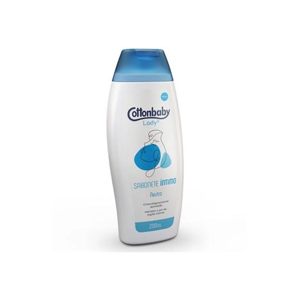 SABONETE LIQUIDO INTIMO COTTONBABY LADY NEUTRO 200ML