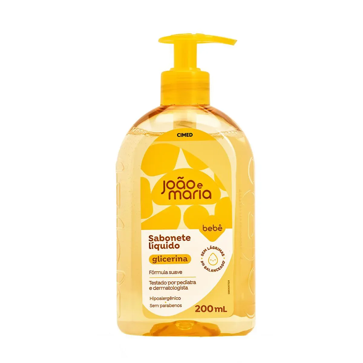 SABONETE LIQUIDO JOAO E MARIA BABY GLICERINADO 200ML