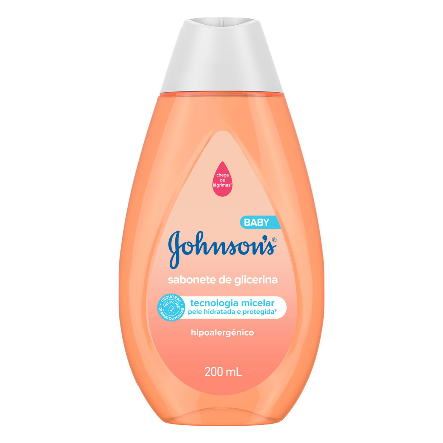 SABONETE LIQUIDO JOHNSON'S BABY DA CABECA AOS PES 200ML
