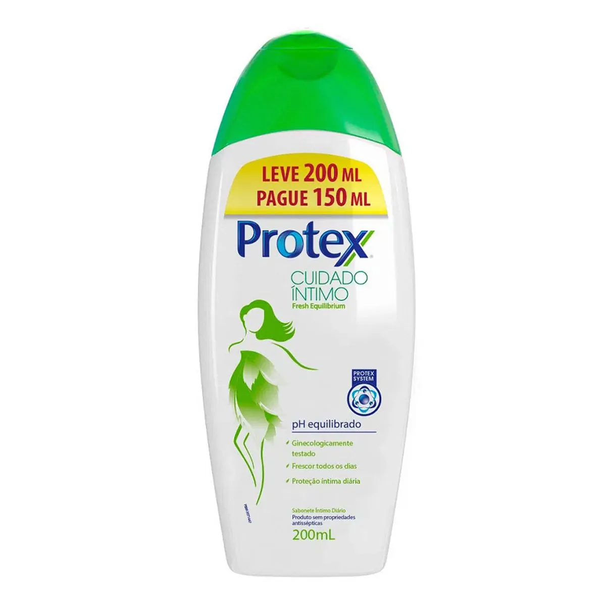 SABONETE LIQUIDO PROTEX INTIMO EQUILIBRIUM FRESH LEVE 200G PAGUE 150ML