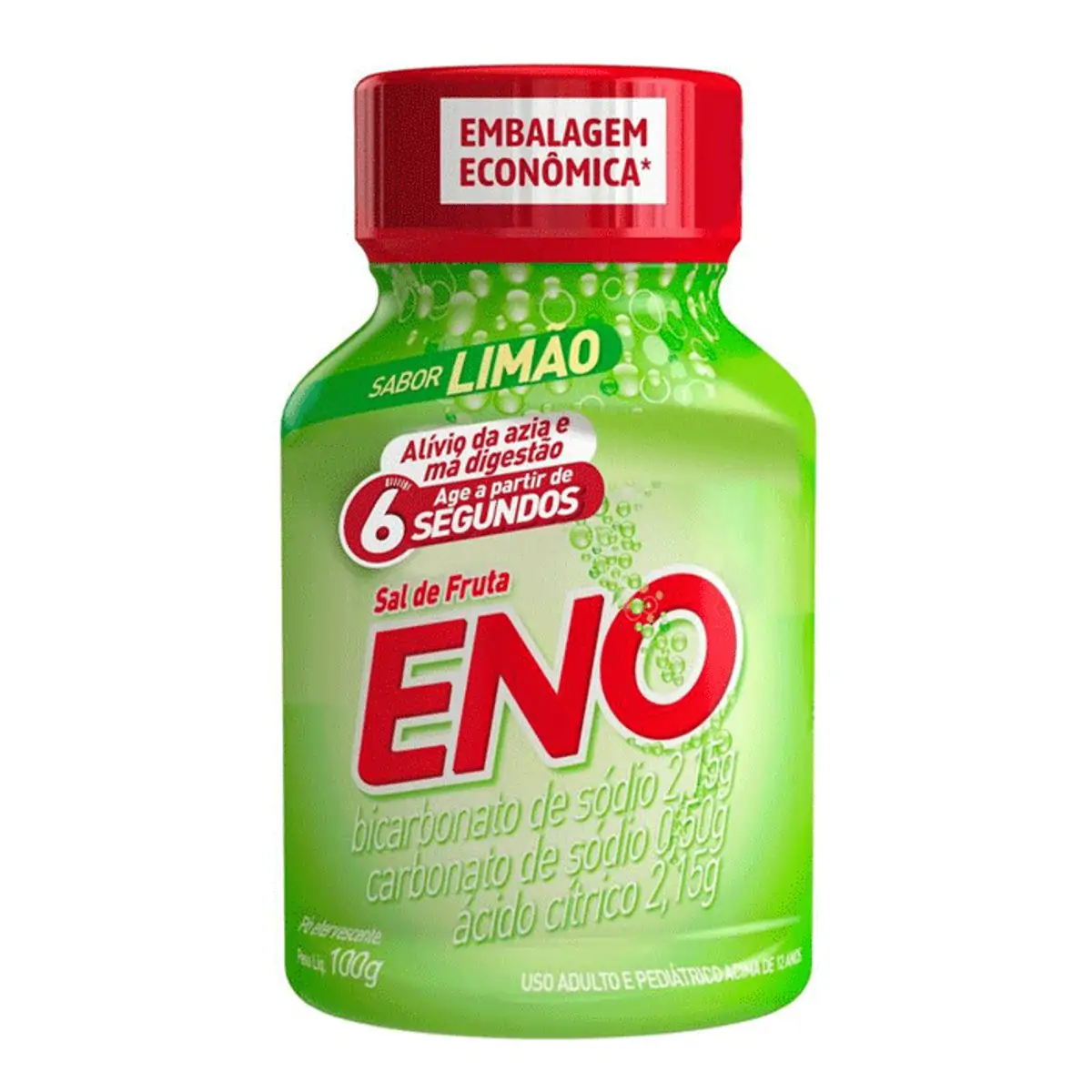 SAL DE FRUTA ENO SABOR LIMAO FRASCO COM 100G