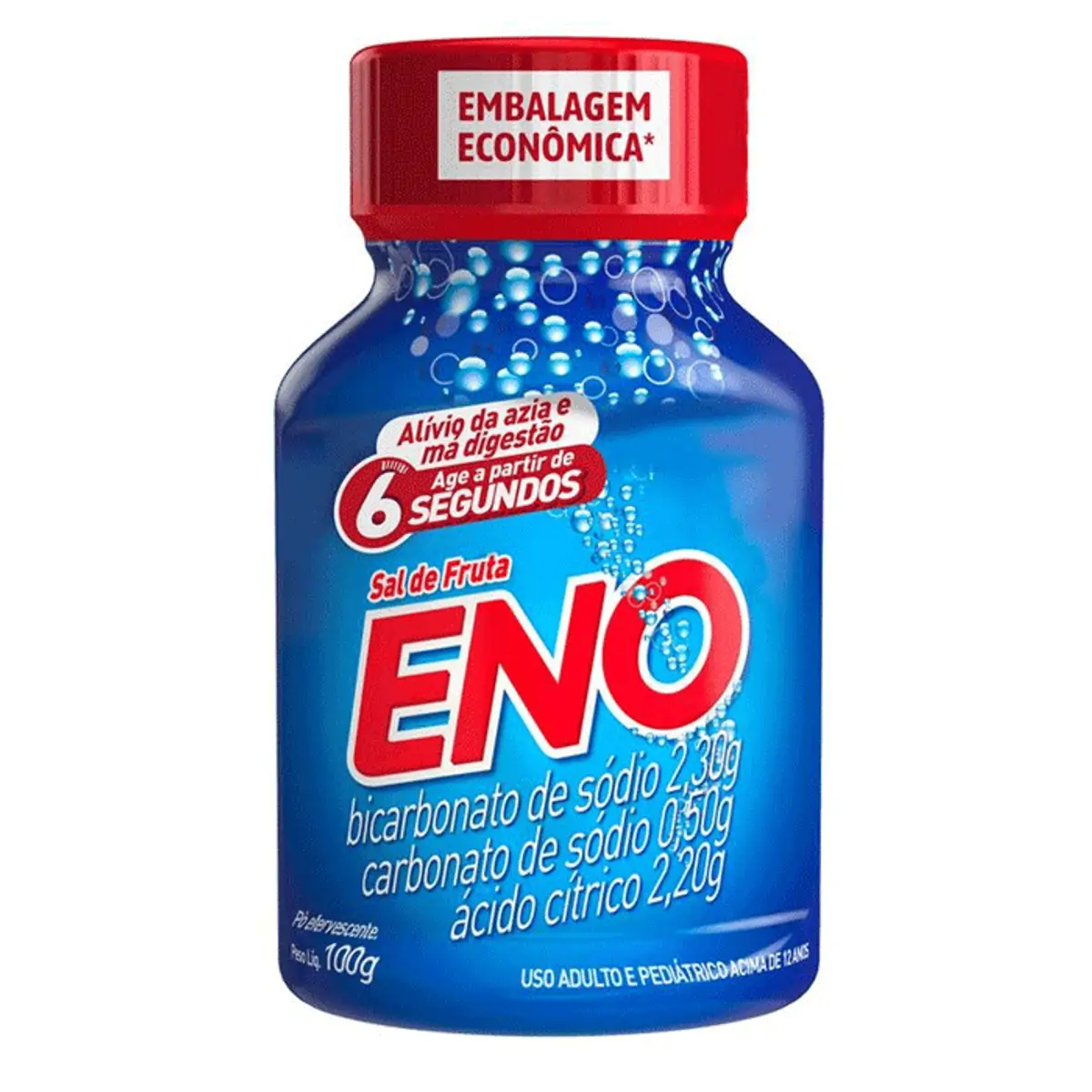 SAL DE FRUTA ENO SABOR TRADICIONAL FRASCO COM 100G
