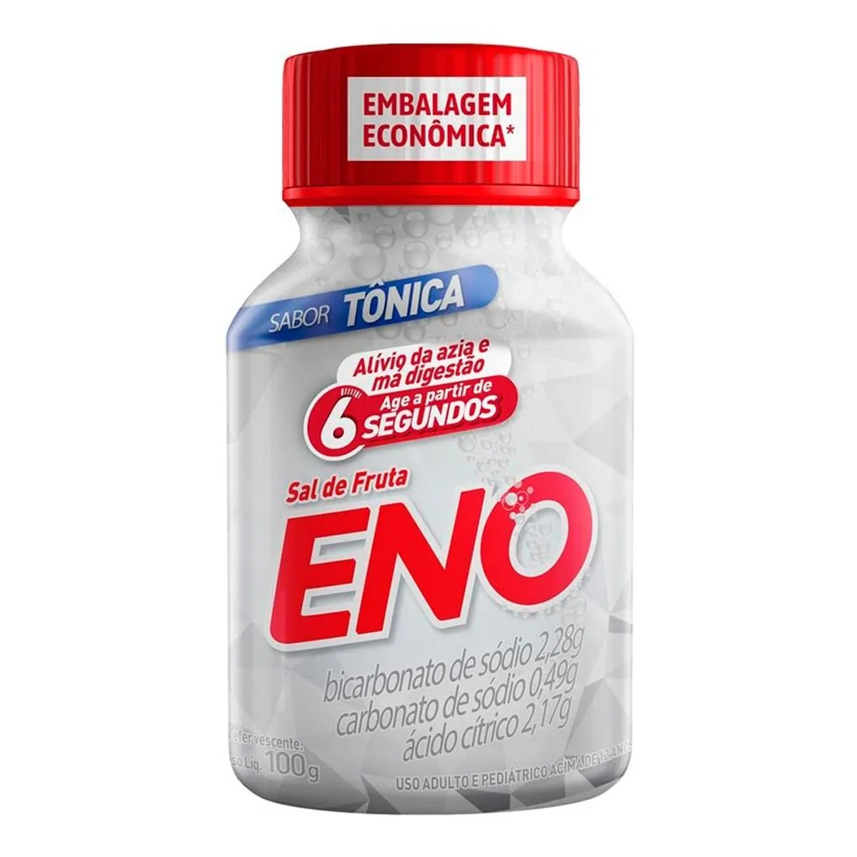 SAL DE FRUTA ENO TONICA FRASCO COM 100G