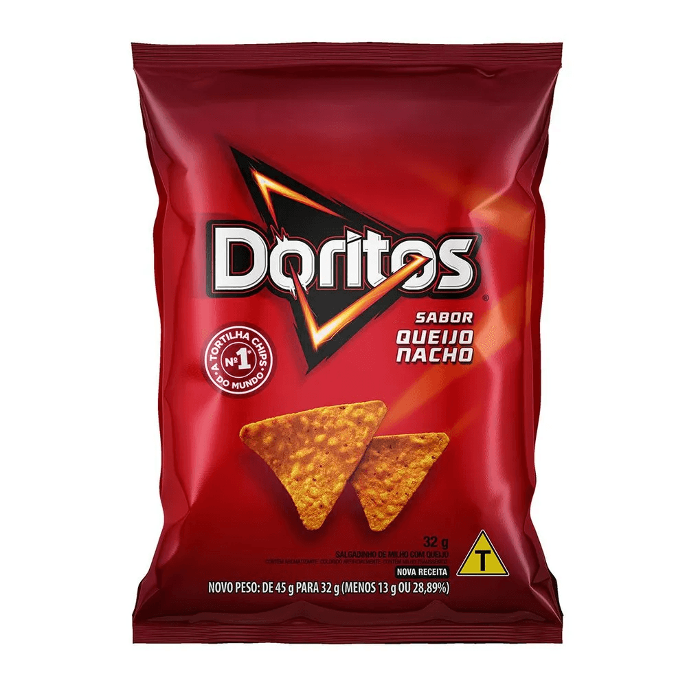 SALGADINHO DORITOS QUEIJO NACHO 32G