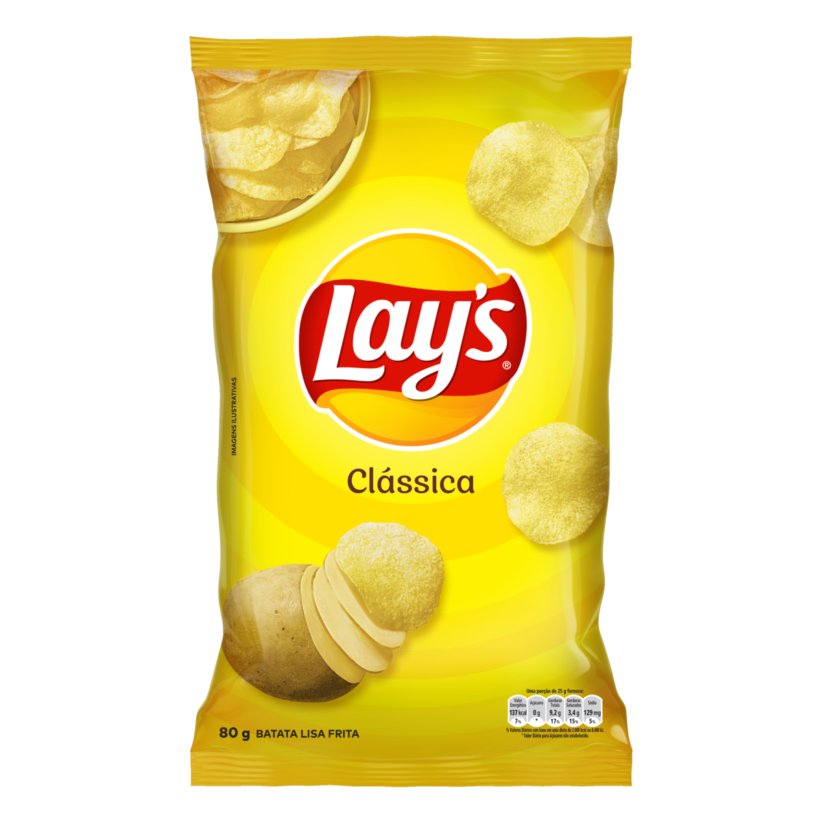 SALGADINHO LAYS CLASSICA 70G