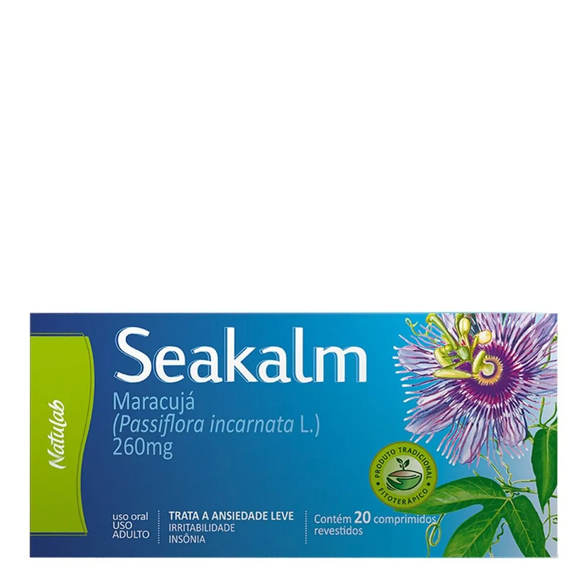 Thumbnail de SEAKALM 260MG MARACUJA NATULAB COM 20 COMPRIMIDOS REVESTIDOS