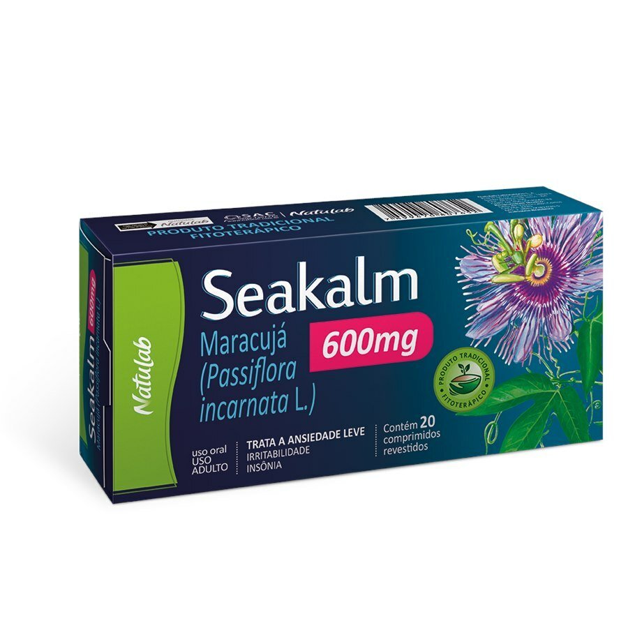 Thumbnail de SEAKALM 600MG NATULAB COM 20 COMPRIMIDOS REVESTIDOS