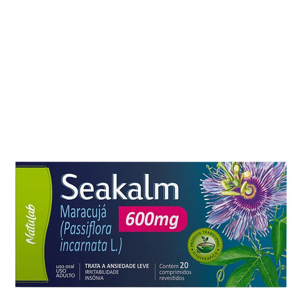 SEAKALM 600MG NATULAB COM 20 COMPRIMIDOS REVESTIDOS