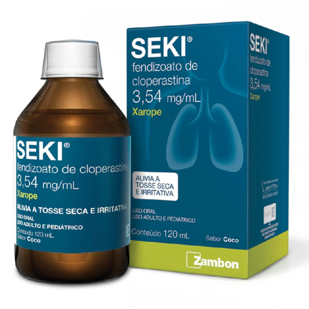SEKI XAROPE 3 54MG ML ZAMBON COM 120ML