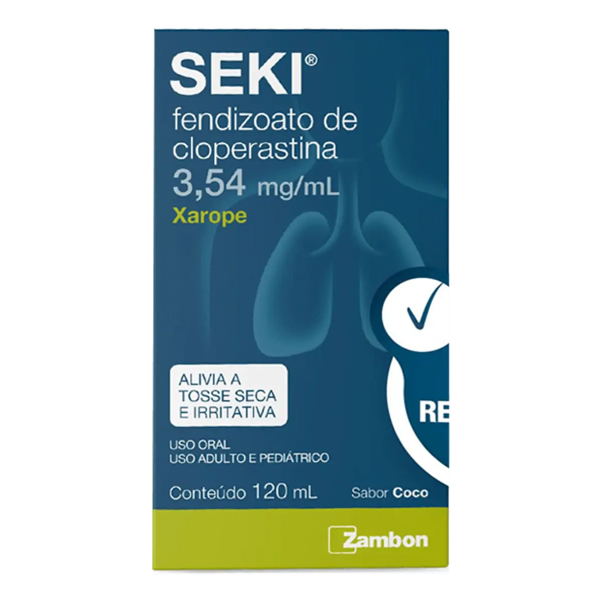 Thumbnail de SEKI XAROPE 3 54MG ML ZAMBON COM 120ML