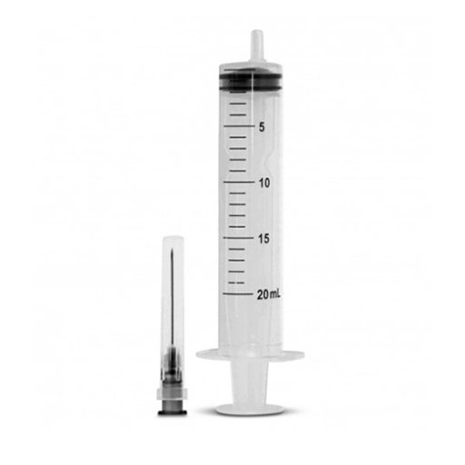 SERINGA DESCARTAVEL SR 20ML LL COM AGULHA 0 7X25