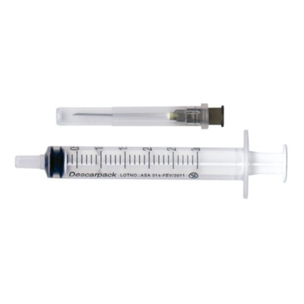 SERINGA SR 5ML LUER LOCK COM AGULHA 0 7X25