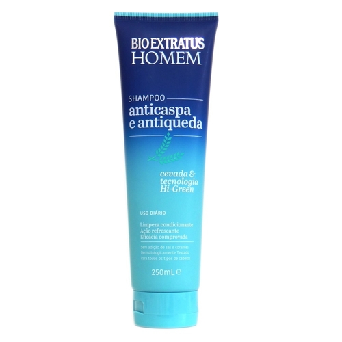 SHAMPOO BIO EXTRATUS HOMEM ANTICASPA E ANTIQUEDA 250ML