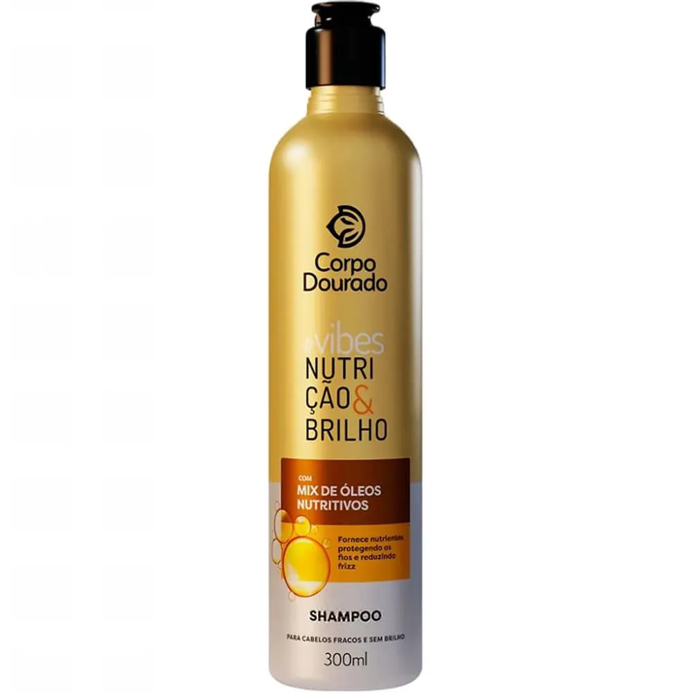 SHAMPOO CORPO DOURADO VIBES NUTRICAO 300ML