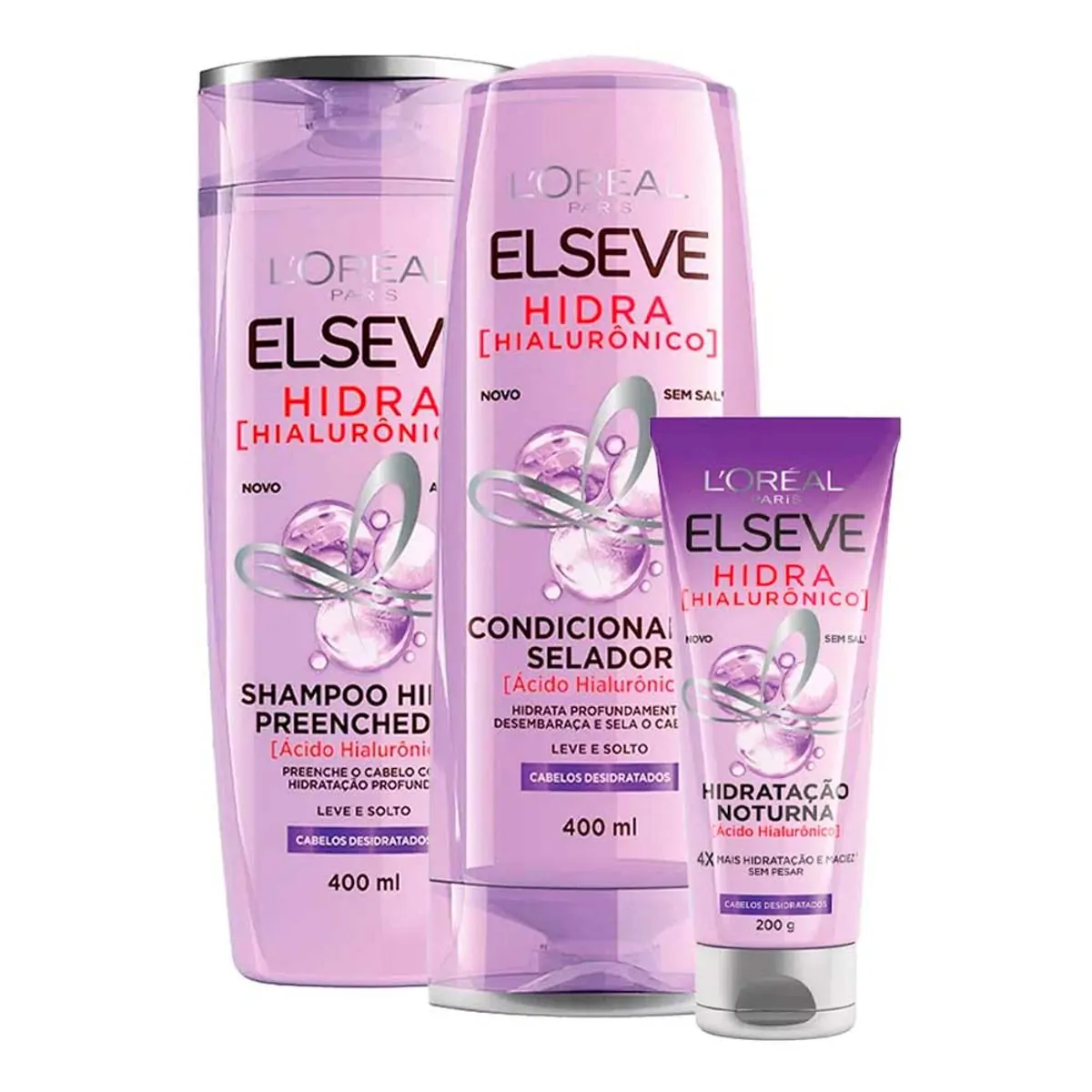 SHAMPOO ELSEVE HIDRA HIALURONICO 400ML