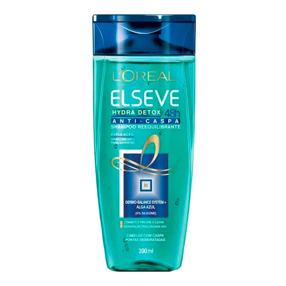 SHAMPOO ELSEVE HYDRA DETOX ZERO CASPA 200ML