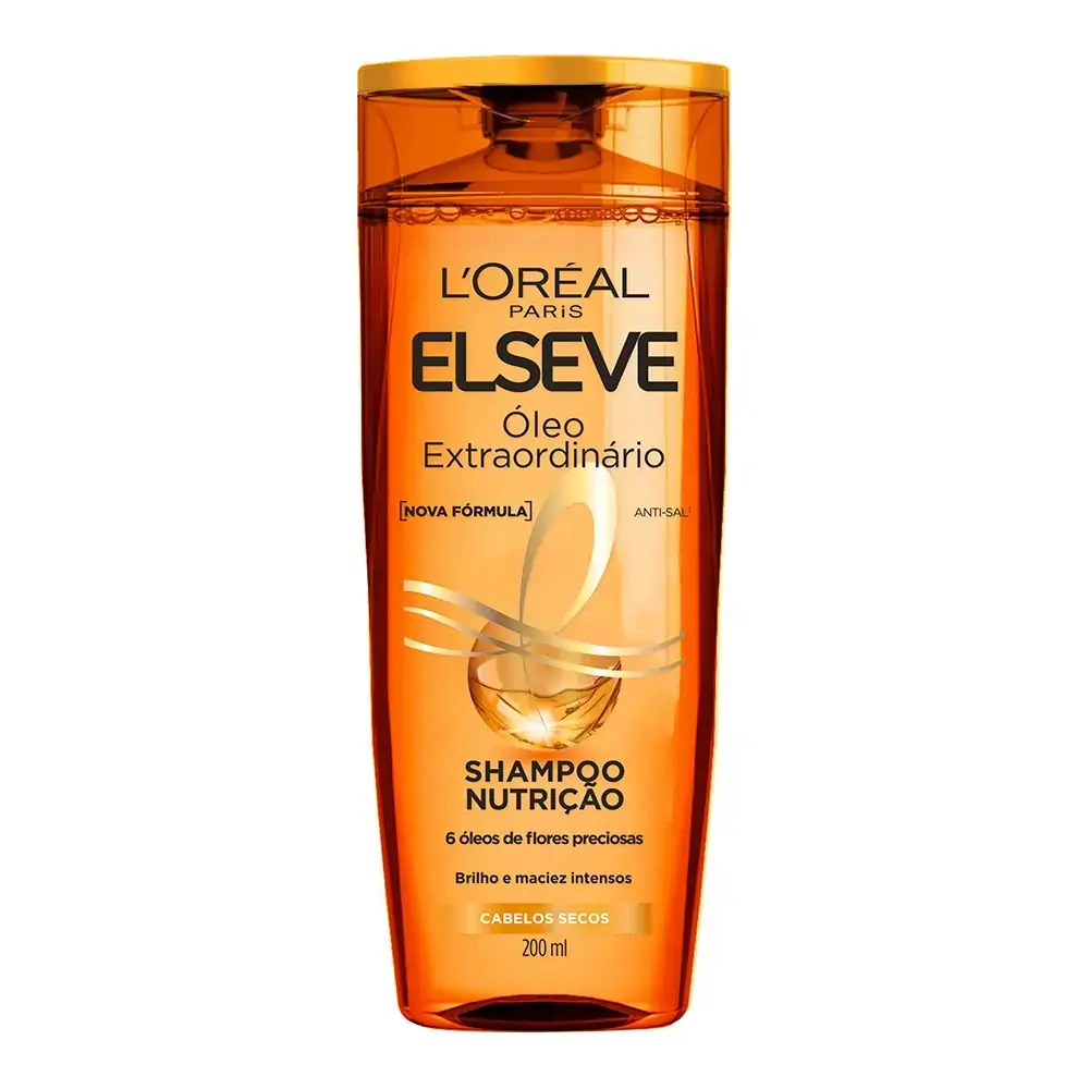 SHAMPOO ELSEVE OLEO EXTRAORDINARIO NUTRICAO 200ML
