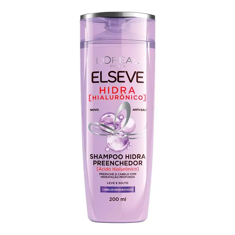 SHAMPOO ELSEVE PURE HIDRA HIALURONICO 200ML