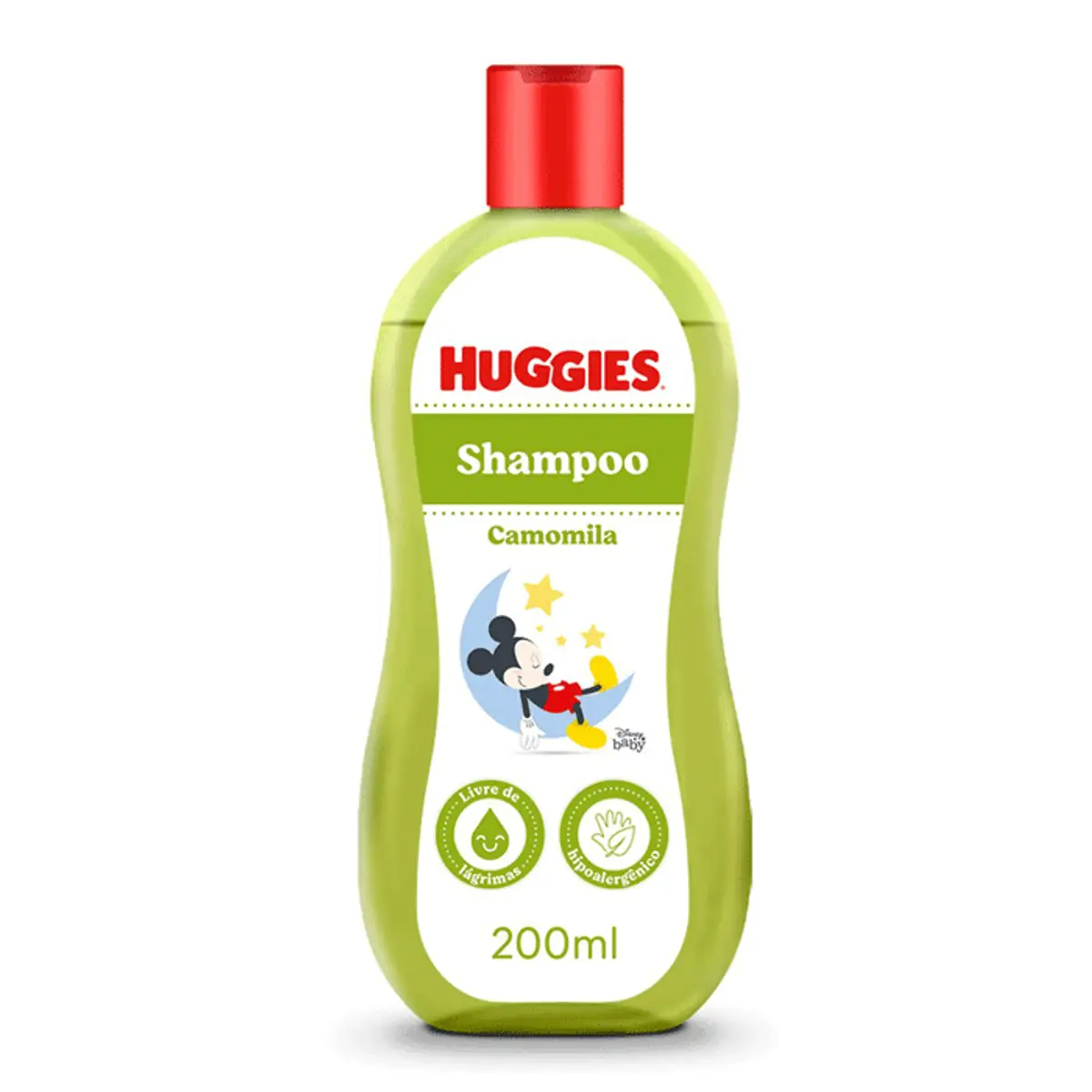 SHAMPOO INFANTIL HUGGIES DISNEY BABY CHA DE CAMOMILA 200ML