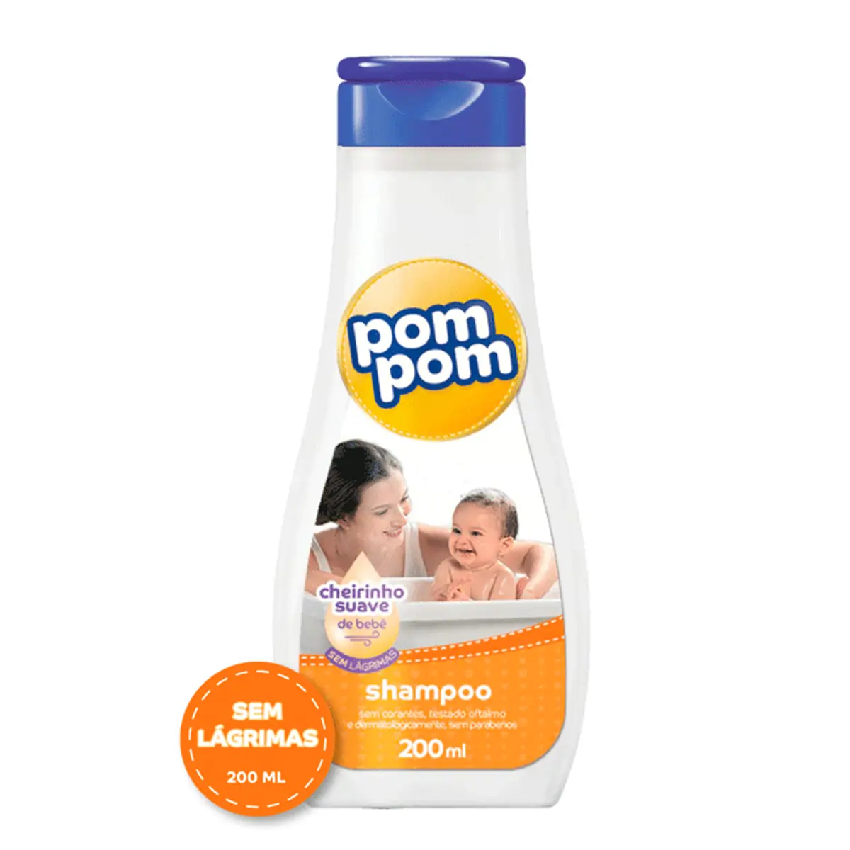 SHAMPOO INFANTIL POM POM SUAVE 200ML