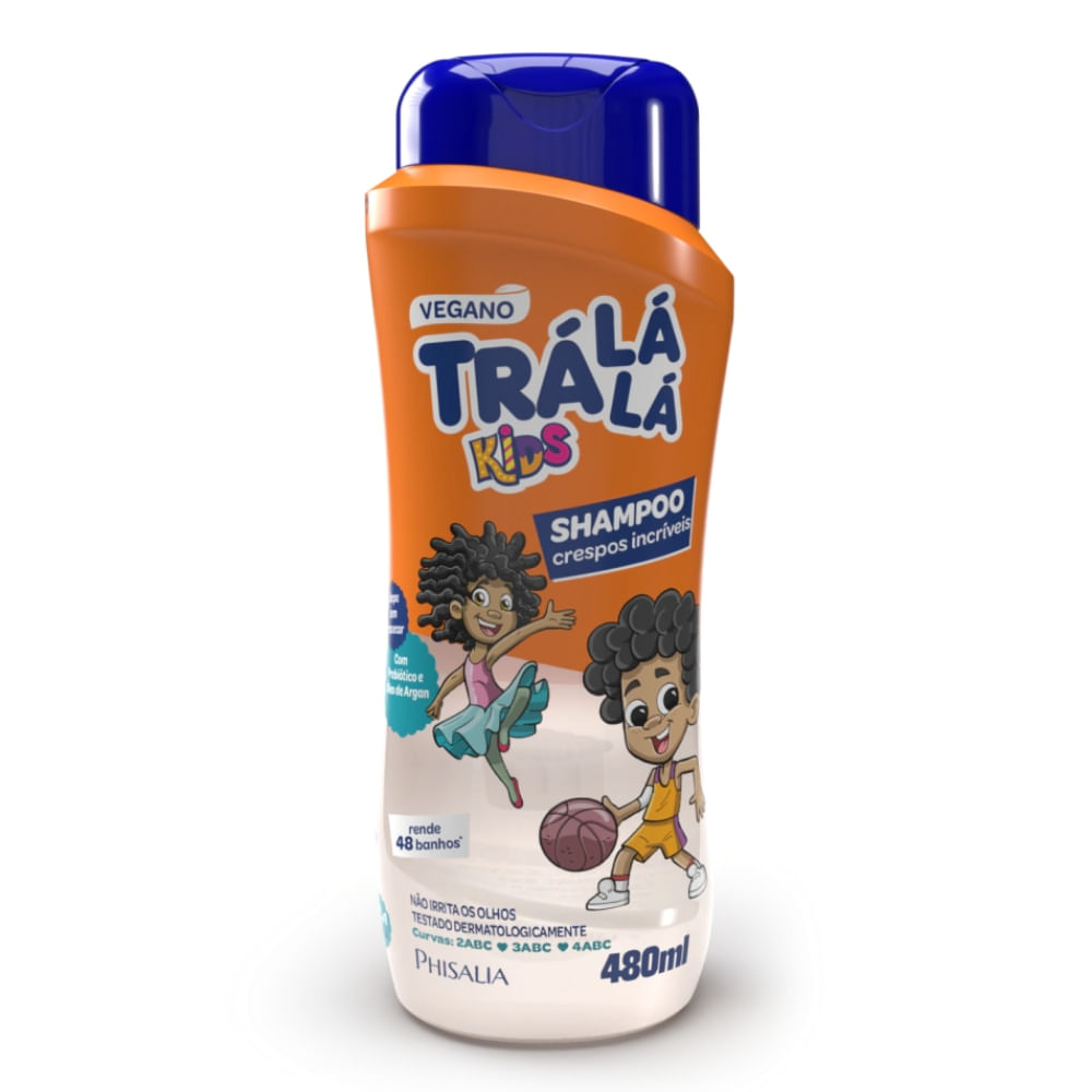 SHAMPOO INFANTIL TRA LA LA KIDS CRESPOS 480ML