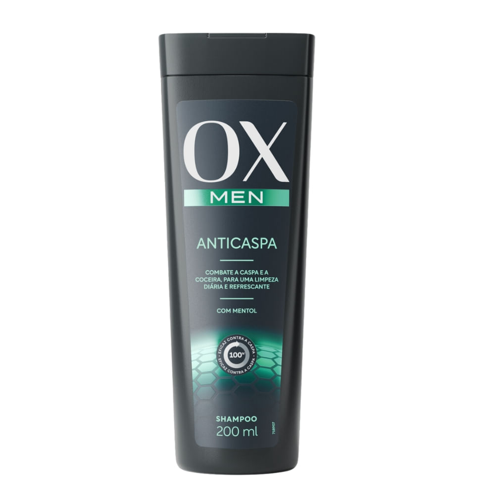 SHAMPOO OX MEN ANTICASPA 200ML