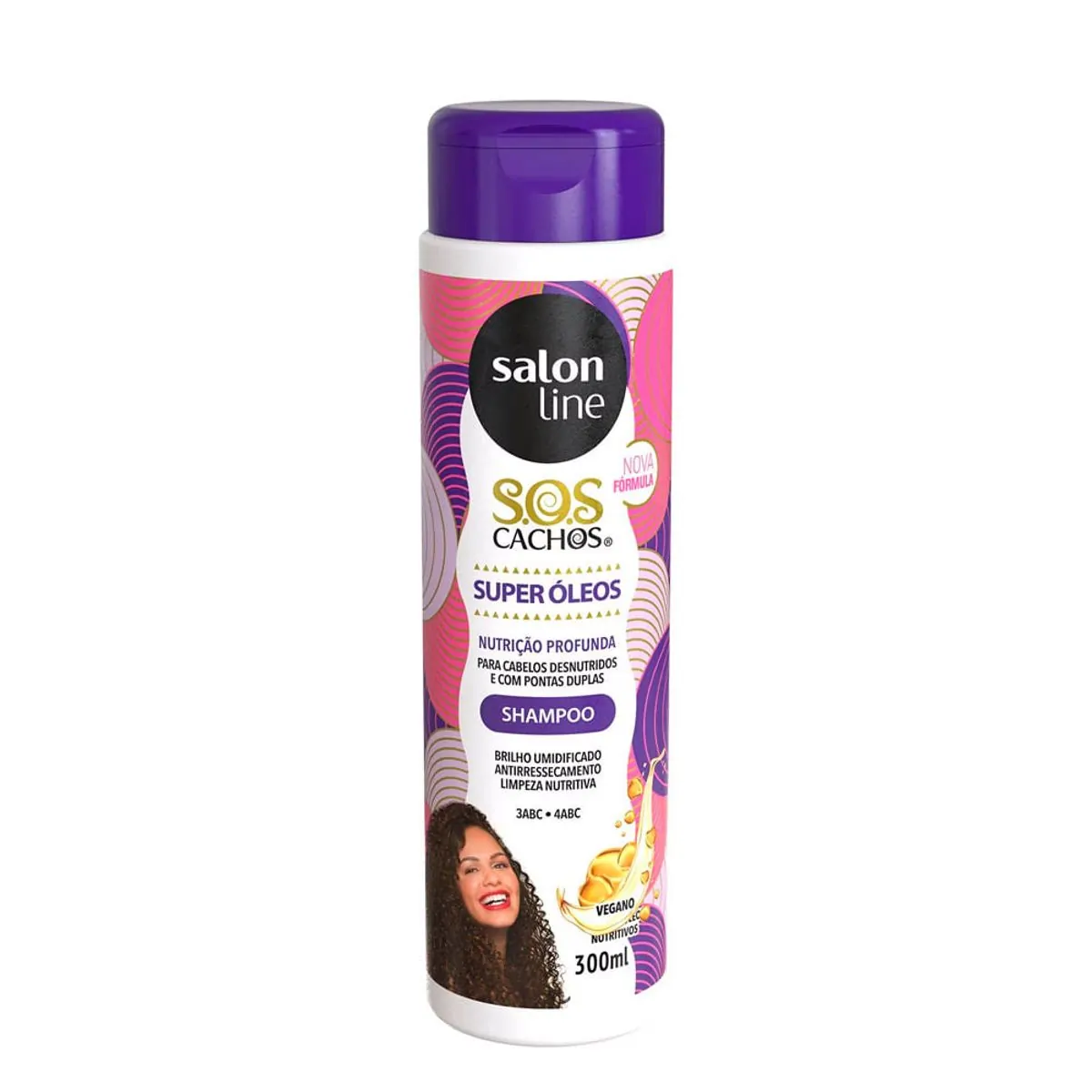 SHAMPOO SALON LINE SOS OLEOS NUTRITIVOS 300ML