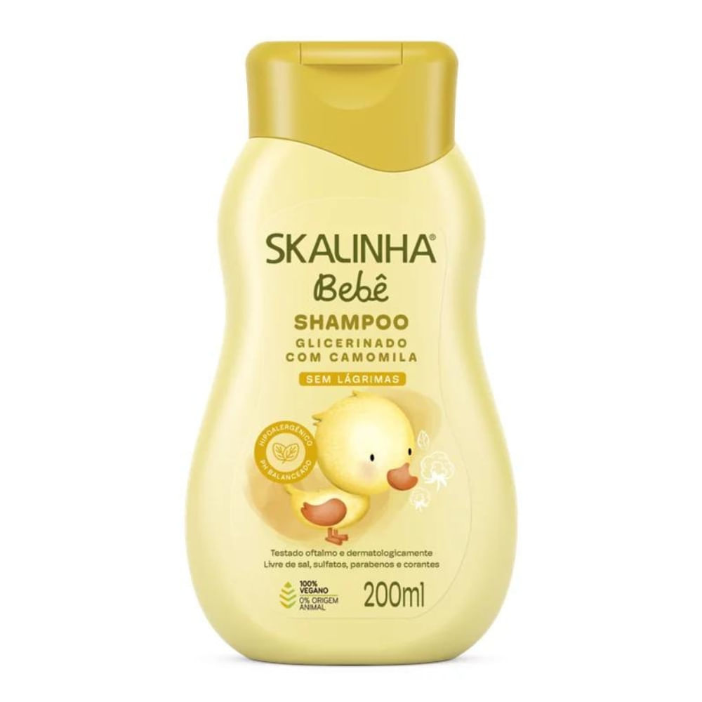SHAMPOO SKALINHA BEBE CAMOMILA 200ML