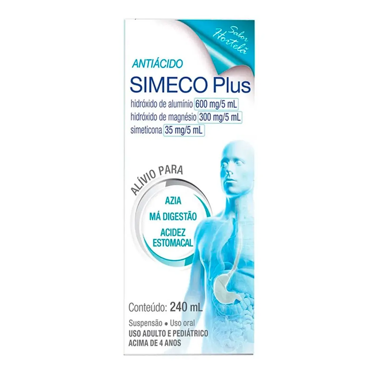 SIMECO PLUS 120MG 41 5MG 7MG ML SUSPENSAO COM 240ML