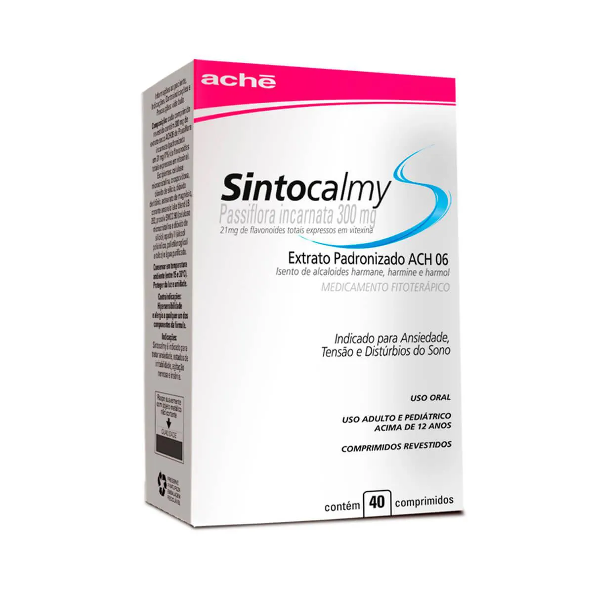 SINTOCALMY 300MG ACHE COM 20 COMPRIMIDOS REVESTIDOS