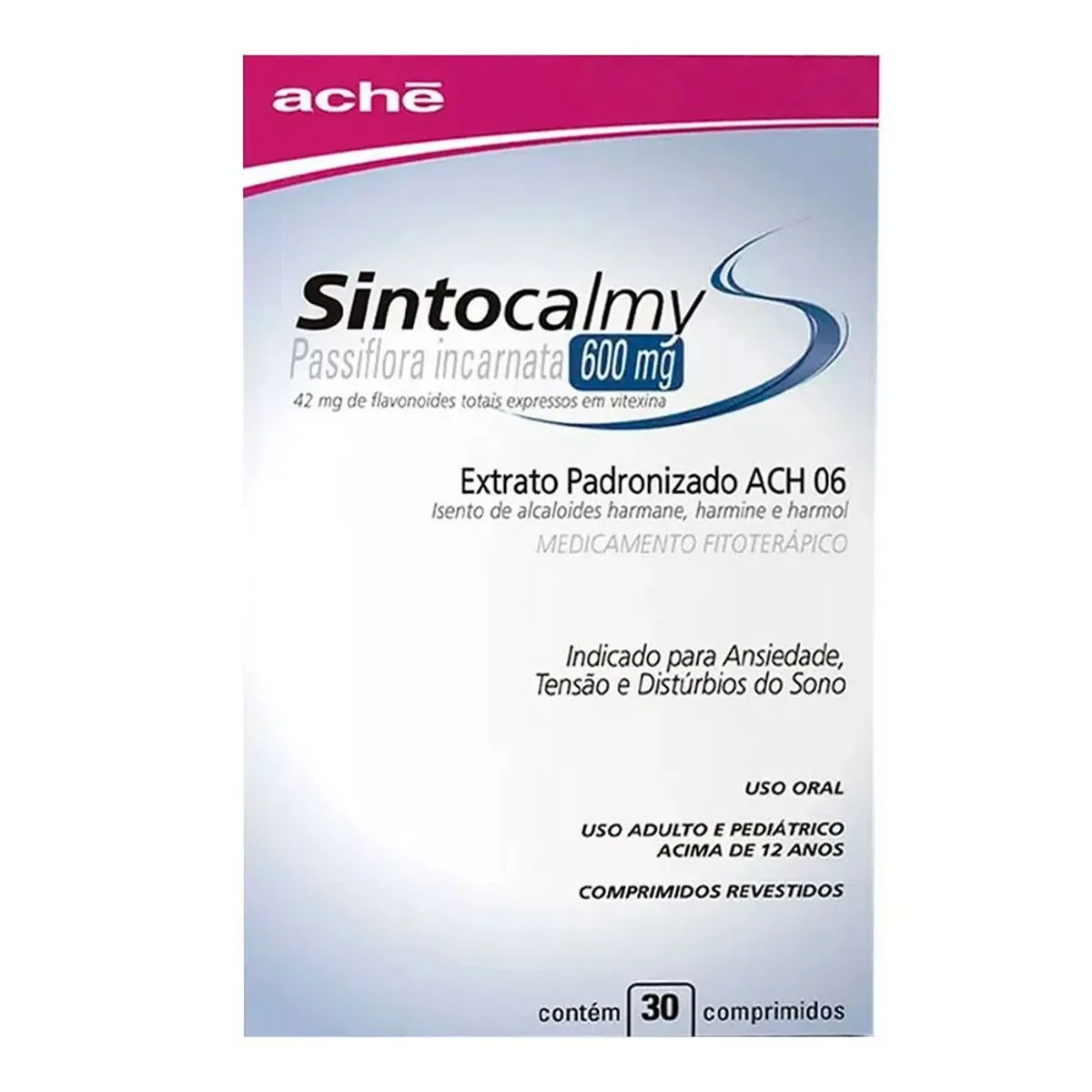 SINTOCALMY 600MG ACHE COM 30 COMPRIMIDOS REVESTIDOS