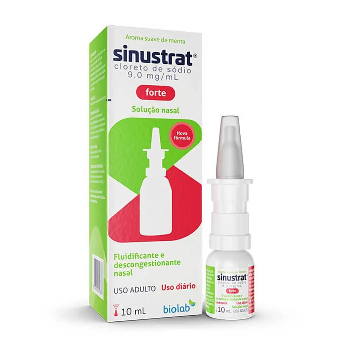 SINUSTRAT SOLUCAO NASAL BIOLAB COM 10ML