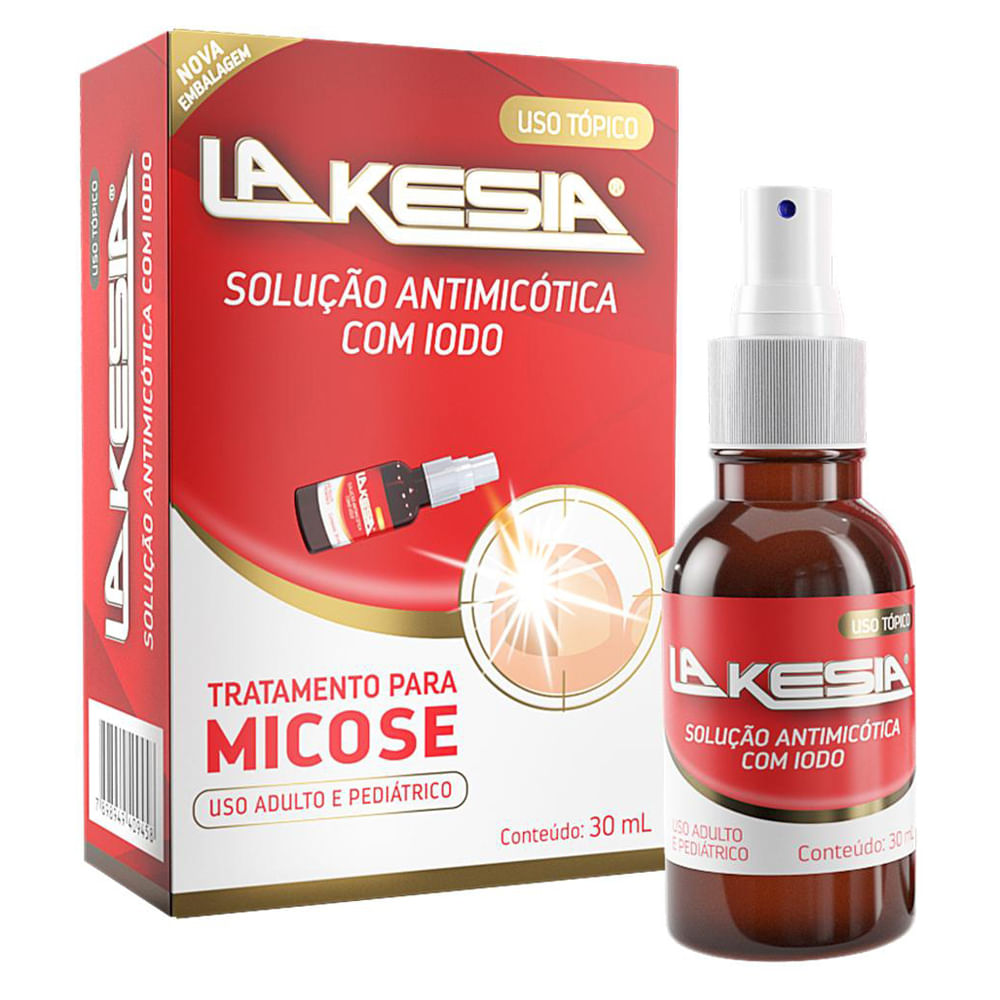 SOLUCAO ANTIMICOTICA LAKESIA 30ML