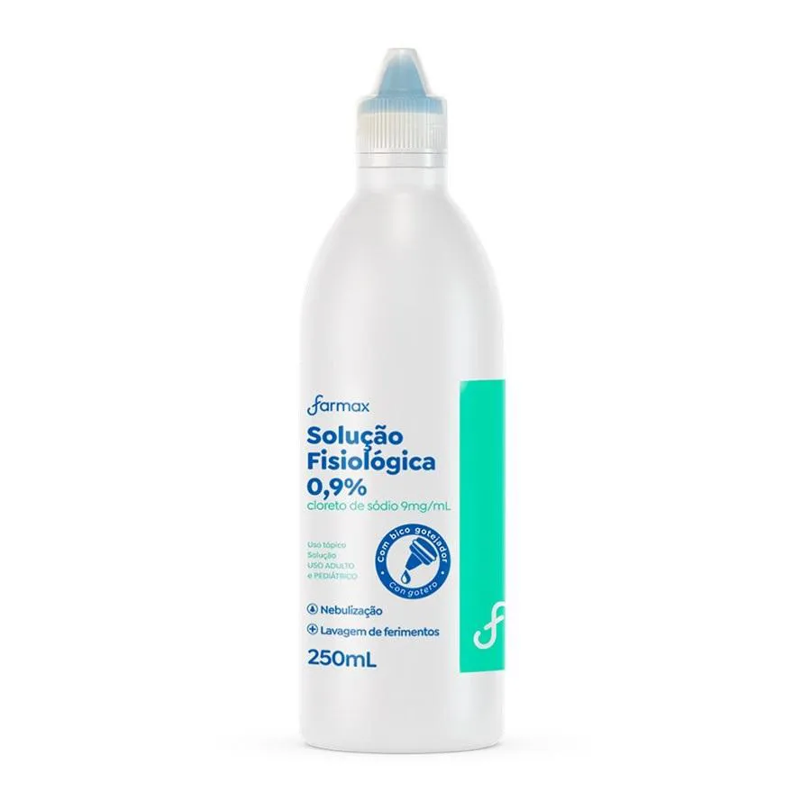 SOLUCAO FISIOLOGICA 0 9% SORIMAX 250ML