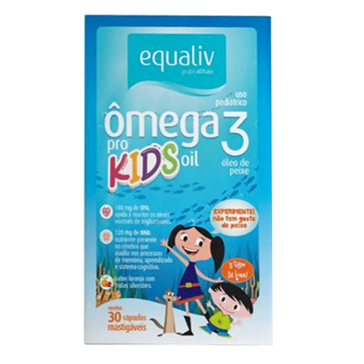 SUPLEMENTO ALIMENTAR EQUALIV OMEGA 3 PRO KIDS OIL COM 30 CAPSULAS