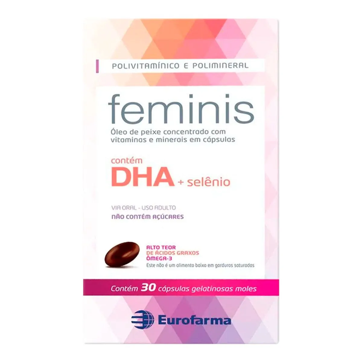 SUPLEMENTO FEMINIS CAIXA COM 30 CAPSULAS