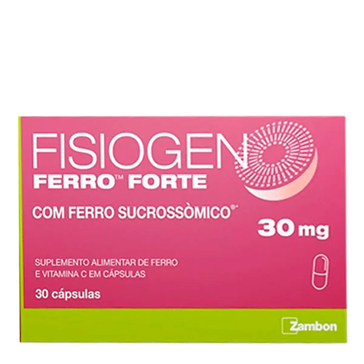 SUPLEMENTO FISIOGEN FERRO FORTE FERRO SUCROSSOMAL