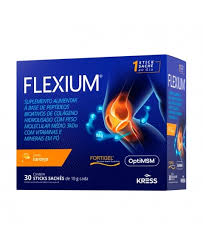 SUPLEMENTO FLEXIUM OPTIMSM SABOR LARANJA COM 30 STICKS DE 10G
