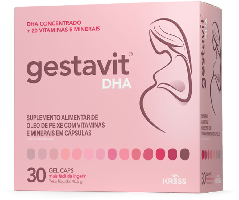 SUPLEMENTO GESTAVIT DHA GESTANTE 1350MG COM 30 CAPSULAS