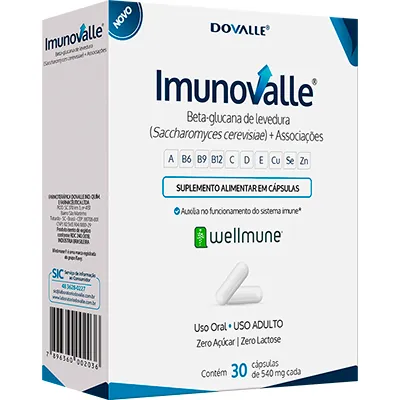 SUPLEMENTO IMUNOVALLE COM 30 CAPSULAS