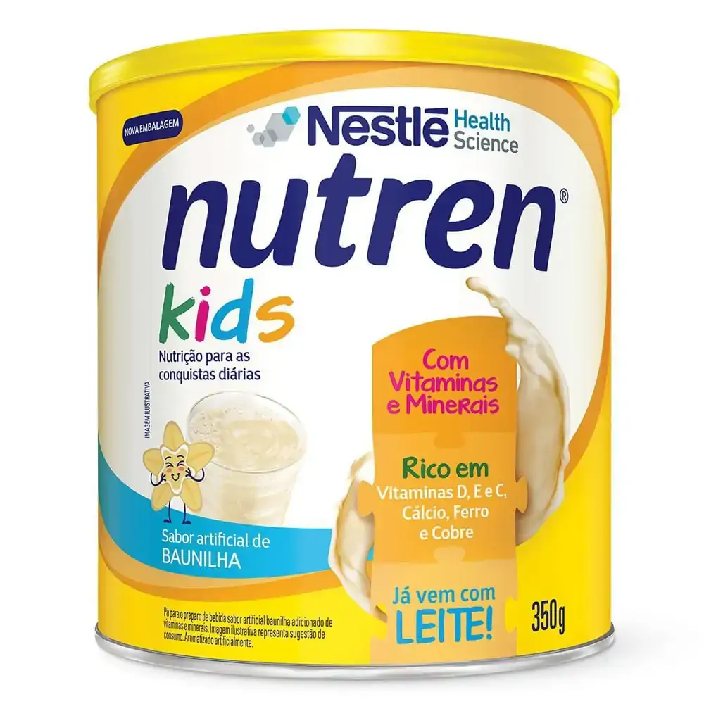 SUPLEMENTO NUTREN KIDS SABOR BAUNILHA 350G