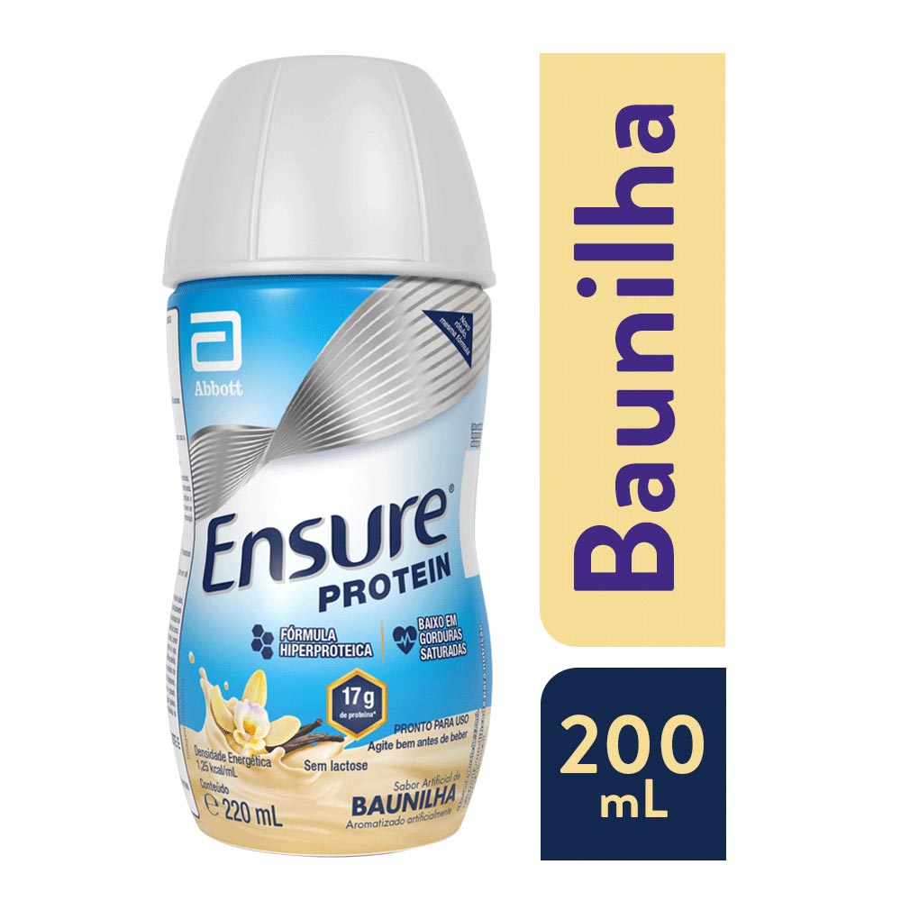 Thumbnail de SUPLEMENTO NUTRICIONAL ENSURE PROTEIN BAUNILHA 220ML