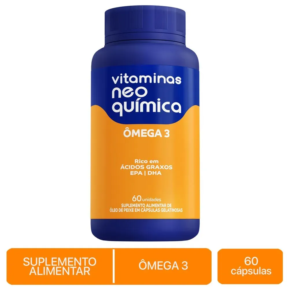 Thumbnail de SUPLEMENTO OMEGA 3 NEO QUIMICA COM 60 COMPRIMIDOS
