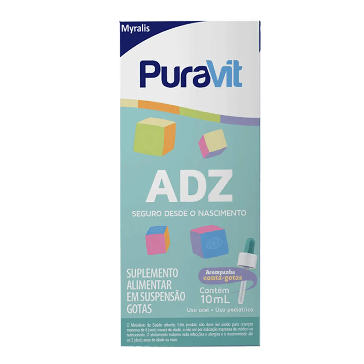 SUPLEMENTO PURAVIT ADZ GOTAS 10ML