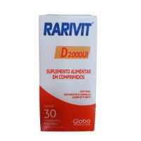 SUPLEMENTO RARIVIT D 2.000UI COM 30 COMPRIMIDOS