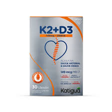 SUPLEMENTO VITAMINA K2 E D3 COM 30 CAPSULAS