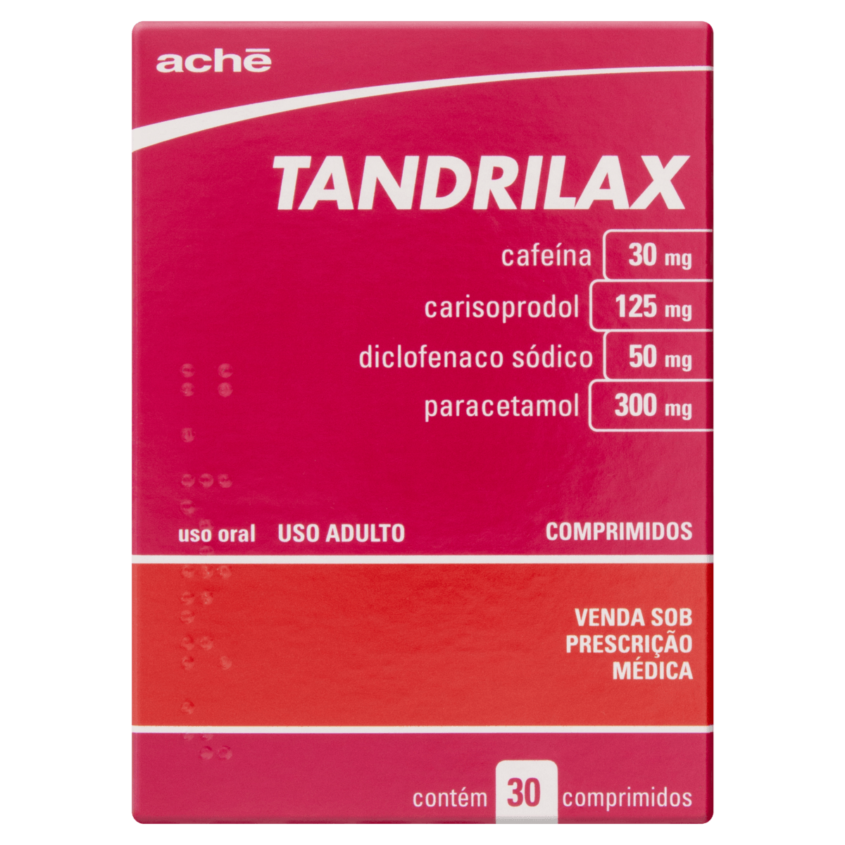 Thumbnail de TANDRILAX 300+125+30MG ACHE COM 30 COMPRIMIDOS