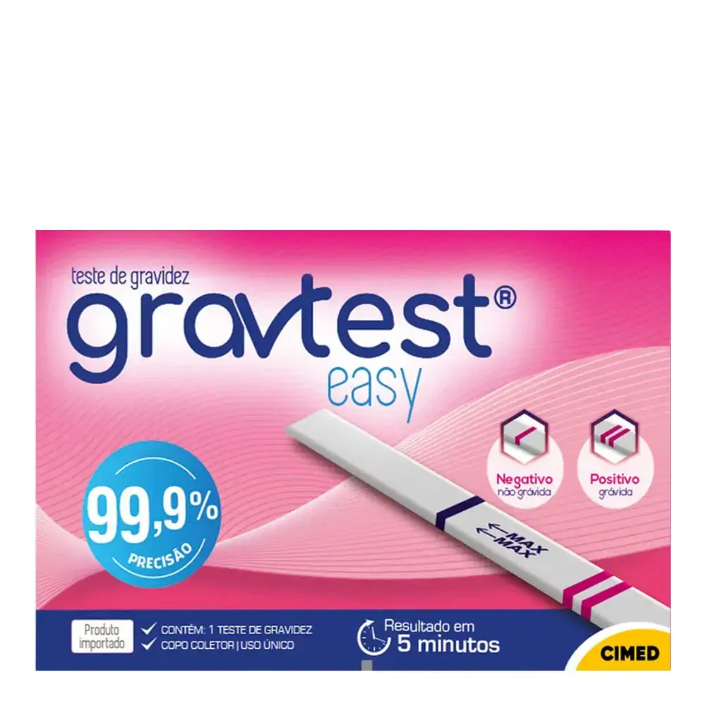 TESTE DE GRAVIDEZ CIMED GRAVTEST EASY