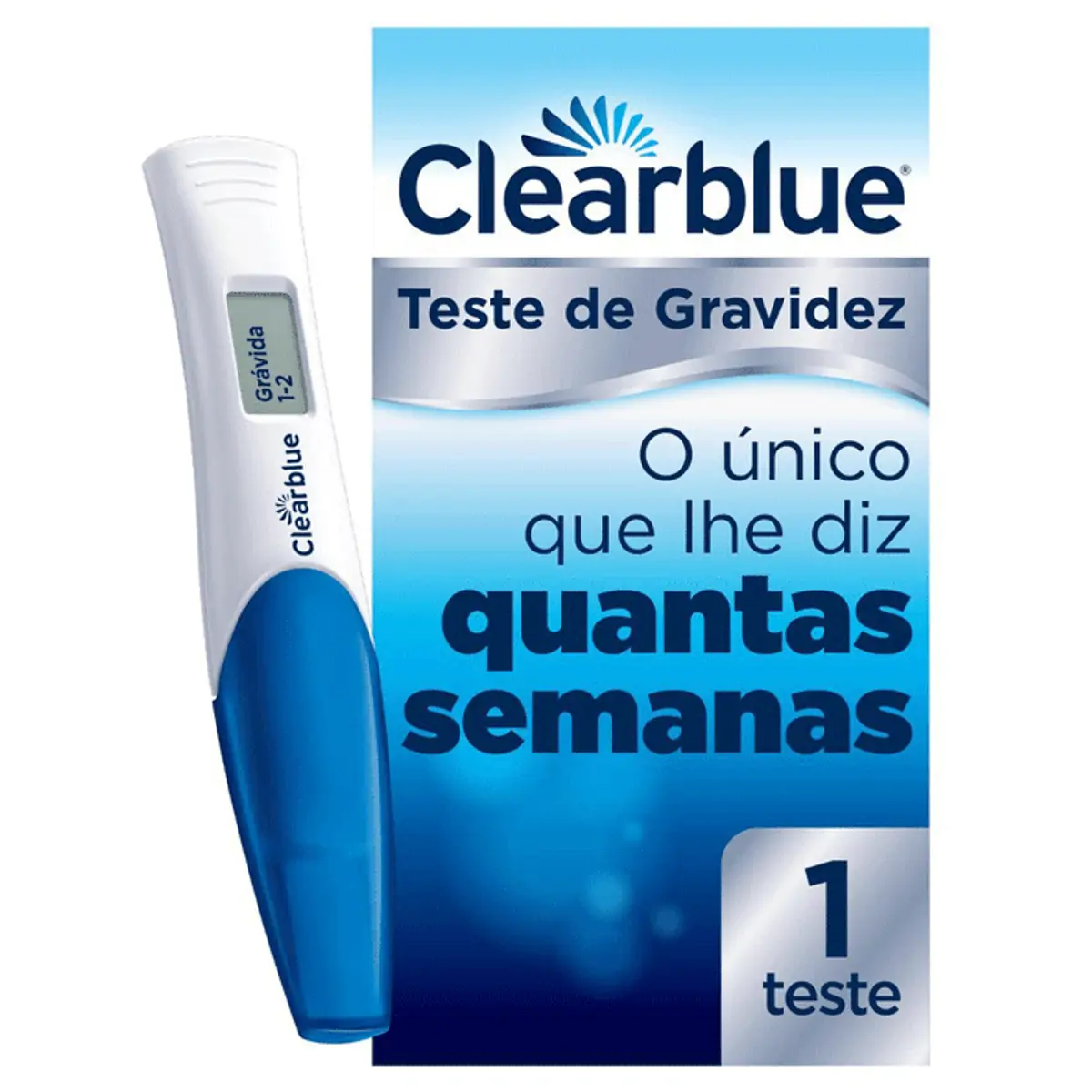 TESTE DE GRAVIDEZ CLEARBLUE DIGITAL COM 1 UNIDADE