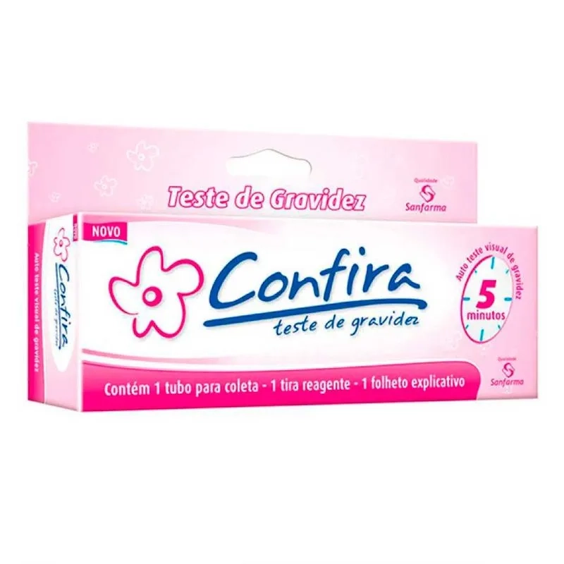 TESTE DE GRAVIDEZ CONFIRA CIFARMA